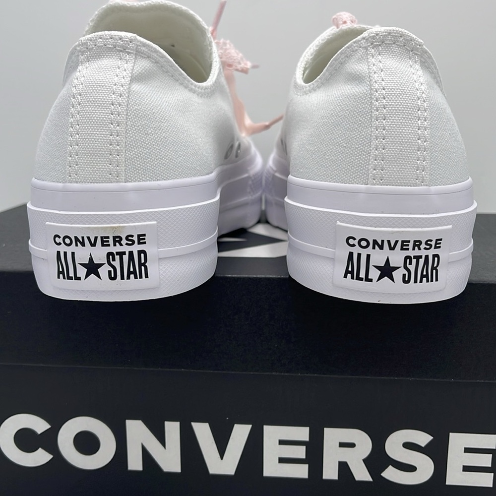 Converse WMNS A14830C CTAS LIFT OX
WHITE/WHITE/BLUSH HUSH Platforms Sneakers - Picture 13 of 16
